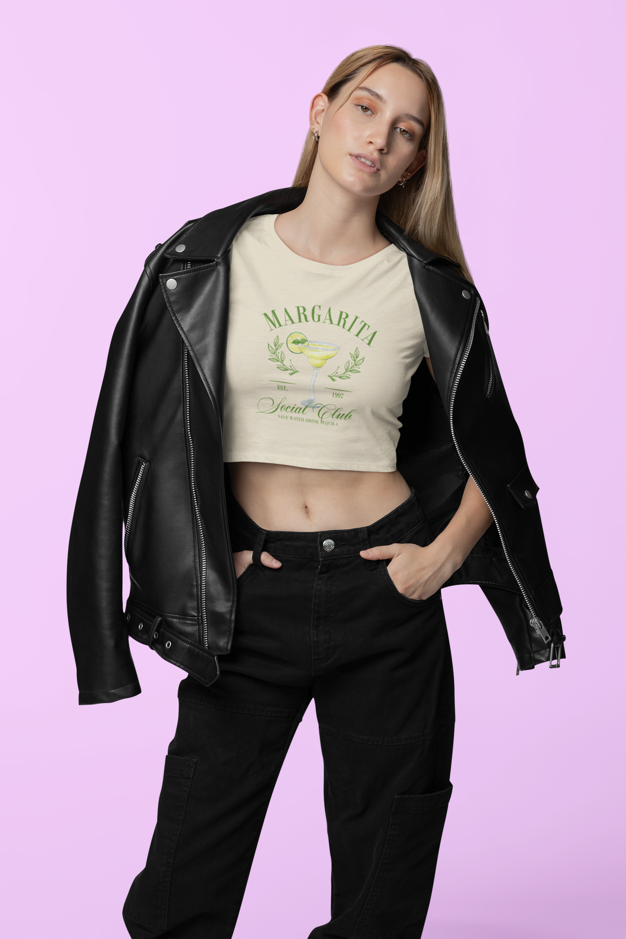Margarita Social Club Crop Top