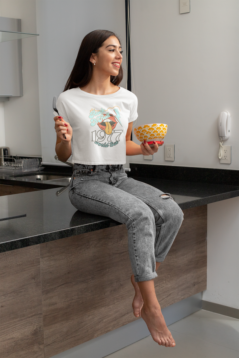Rock N Roll Crop Top