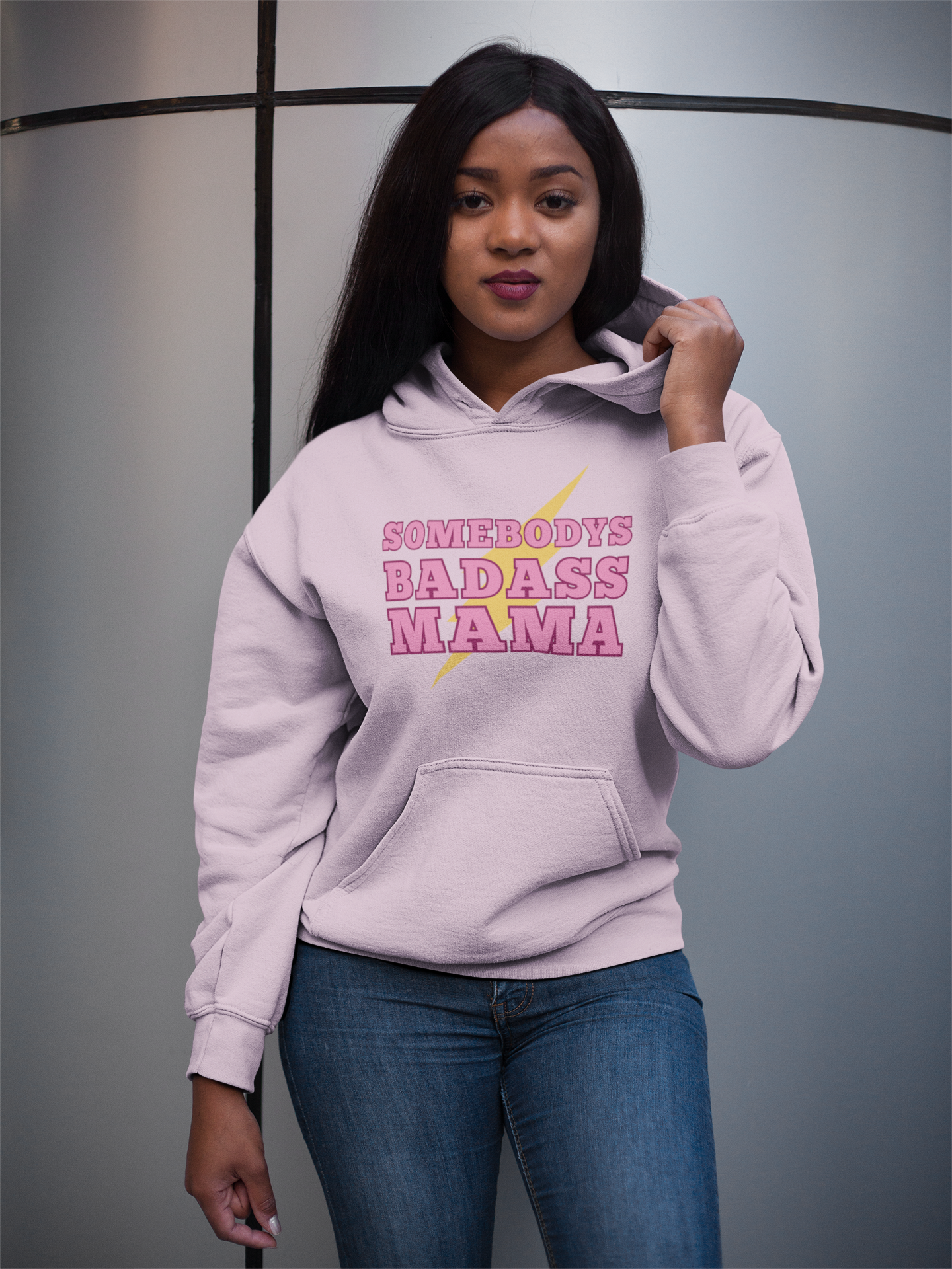 Somebodys Badass Mama Hoodie